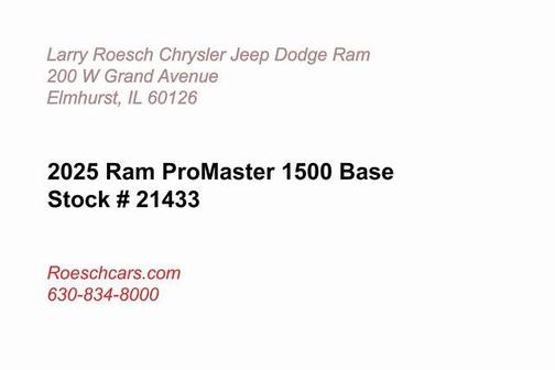 2025 RAM ProMaster 1500 Base