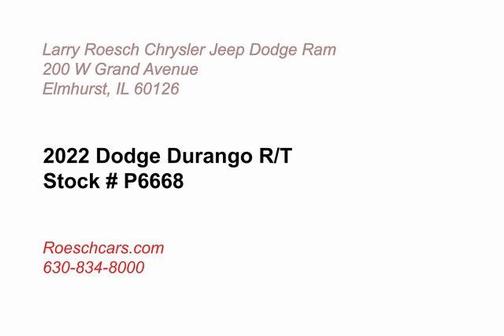 2022 Dodge Durango R/T AWD