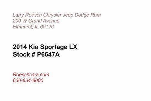 2014 Kia Sportage LX