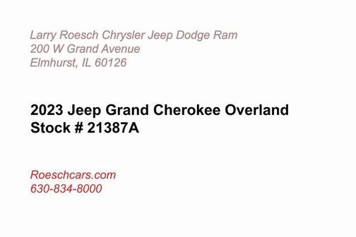 2023 Jeep Grand Cherokee Overland