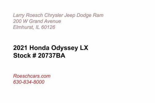 2021 Honda Odyssey LX
