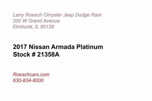 2017 Nissan Armada Platinum
