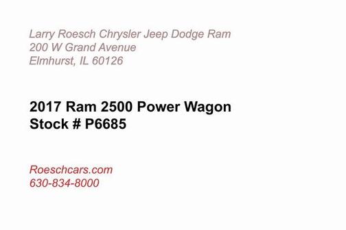 2017 RAM 2500 Power Wagon