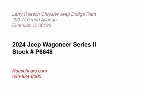 2024 Jeep Wagoneer Series II Carbide 4x4