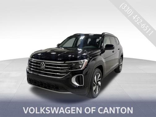 Deep Black Pearl 2026 Volkswagen Atlas 2.0T SE W/TECHNOLOGY