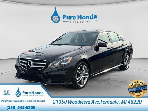 Black 2014 Mercedes-Benz E-Class 4MATIC