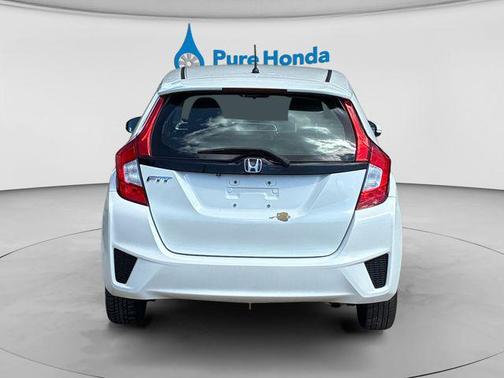 White Orchid Pearl 2015 Honda Fit LX