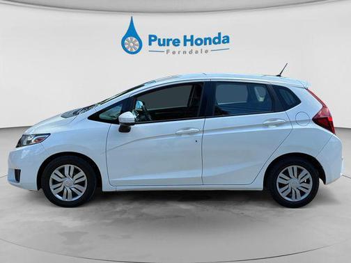 White Orchid Pearl 2015 Honda Fit LX