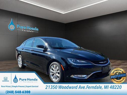 Black Clearcoat 2016 Chrysler 200 C