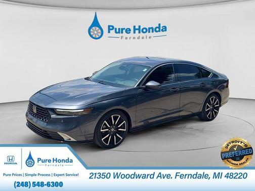 Meteorite Gray Metallic 2024 Honda Accord Hybrid Touring