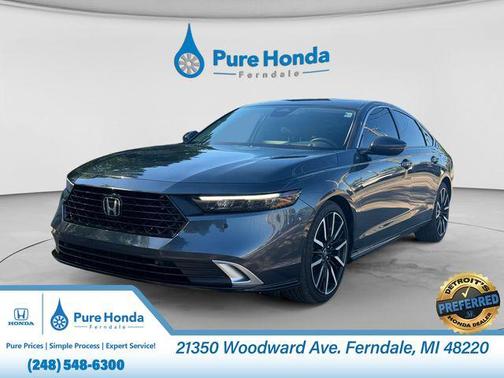 Meteorite Gray Metallic 2024 Honda Accord Hybrid Touring