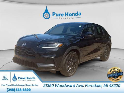 Crystal Black Pearl 2024 Honda HR-V Sport