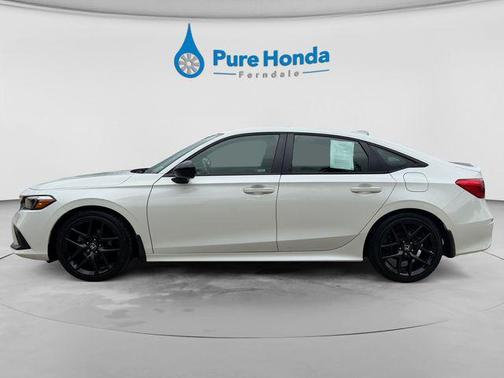 Platinum White Pearl 2023 Honda Civic Sport