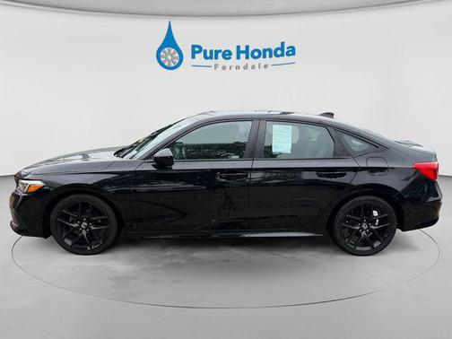 Crystal Black Pearl 2022 Honda Civic Sport