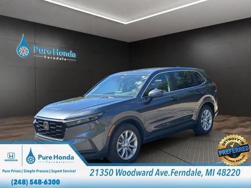 Meteorite Gray Metallic 2024 Honda CR-V EX-L AWD