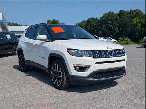 White Clearcoat 2019 Jeep Compass Limited