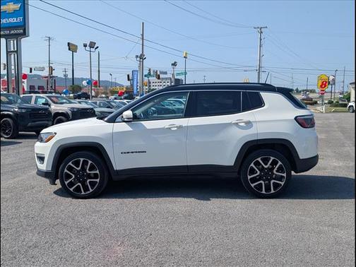 White Clearcoat 2019 Jeep Compass Limited