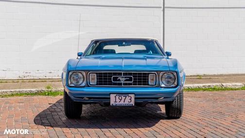 Medium Blue Metallic 3D 1973 Ford Mustang Base