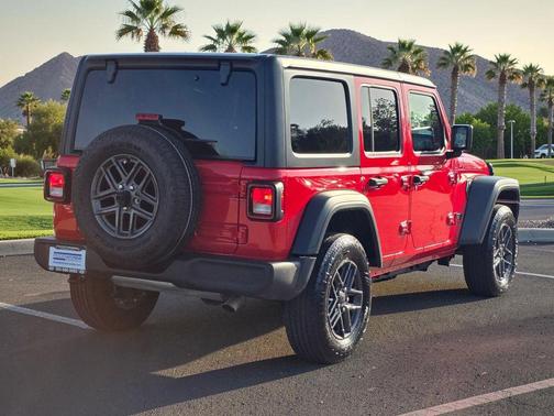 Firecracker Red Clearcoat 2025 Jeep Wrangler Sport S