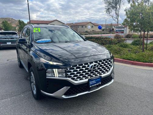 Twilight Black 2021 Hyundai SANTA FE SEL 2.4