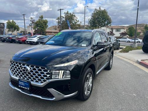 Twilight Black 2021 Hyundai SANTA FE SEL 2.4