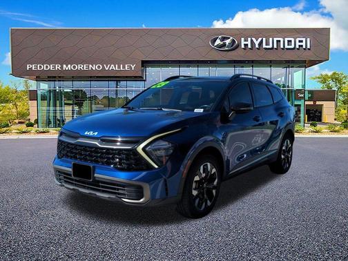 Sapphire Blue 2023 Kia Sportage X-Line
