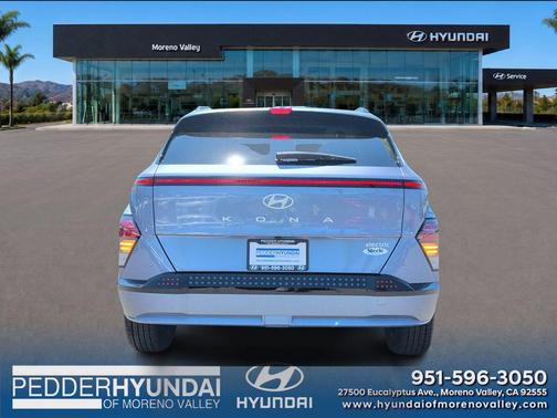 Meta Blue Pearl 2024 Hyundai KONA EV Limited