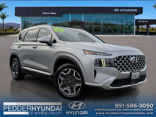 Shimmering Silver 2023 Hyundai SANTA FE Limited