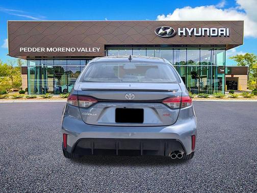 Celestite/Midnight Black Metallic 2025 Toyota Corolla XSE