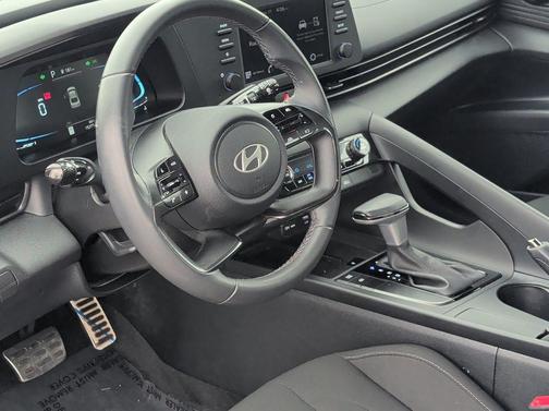 Serenity White 2025 Hyundai ELANTRA Sport