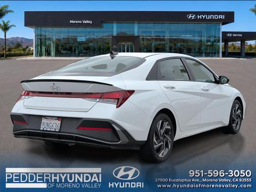 Serenity White 2025 Hyundai ELANTRA Sport