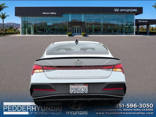 Serenity White 2025 Hyundai ELANTRA Sport