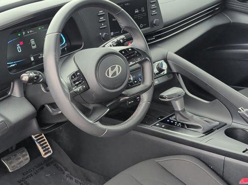 Serenity White 2025 Hyundai ELANTRA Sport