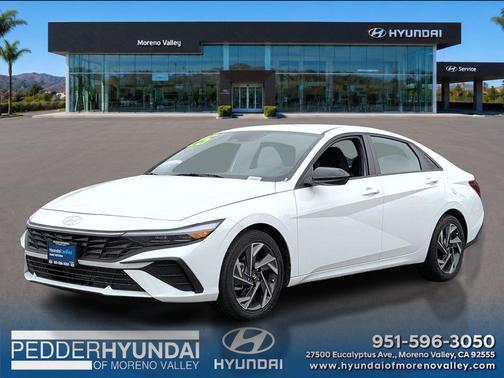 Serenity White 2025 Hyundai ELANTRA Sport