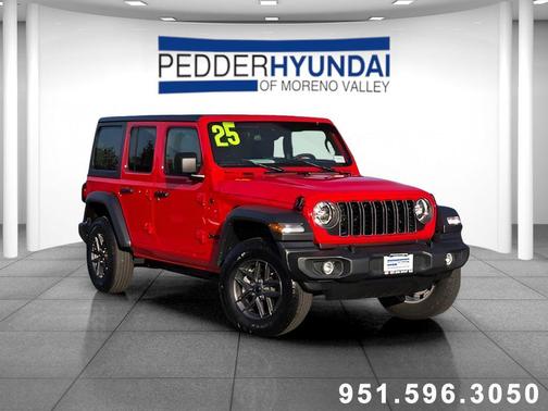 Firecracker Red Clearcoat 2025 Jeep Wrangler Sport S