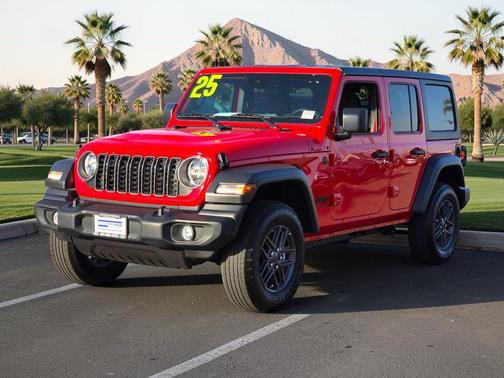Firecracker Red Clearcoat 2025 Jeep Wrangler Sport S