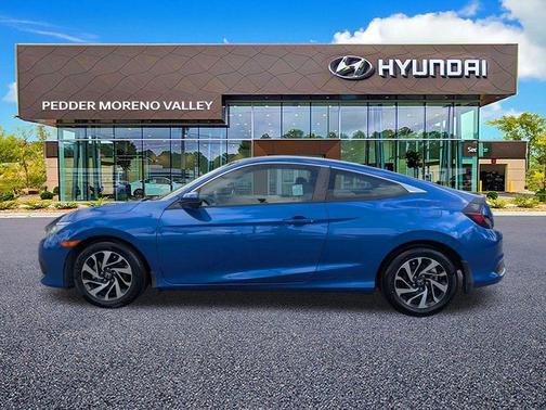 Aegean Blue Metallic 2018 Honda Civic LX-P