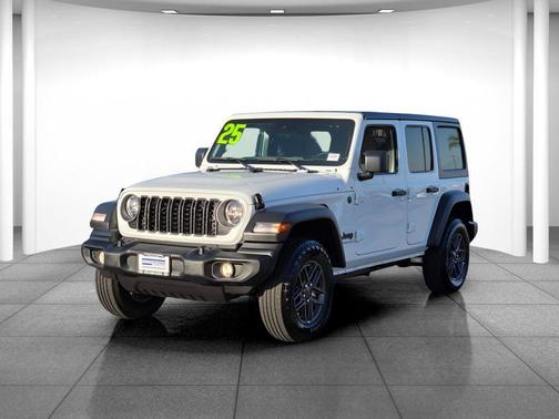 Bright White Clearcoat 2025 Jeep Wrangler Sport S