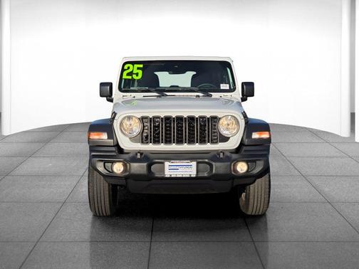 Bright White Clearcoat 2025 Jeep Wrangler Sport S