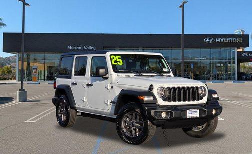 Bright White Clearcoat 2025 Jeep Wrangler Sport S