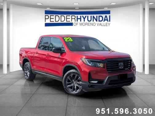 Radiant Red Metallic II 2023 Honda Ridgeline Sport