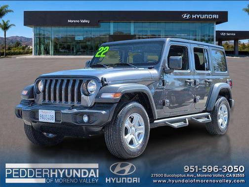 Granite Crystal Metallic Clearcoat 2022 Jeep Wrangler Unlimited Sport