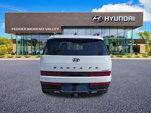 Serenity White 2026 Hyundai SANTA FE HEV Calligraphy