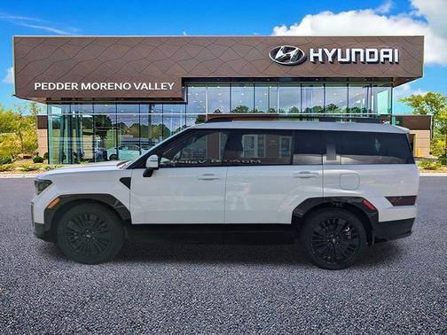 Serenity White 2026 Hyundai SANTA FE HEV Calligraphy