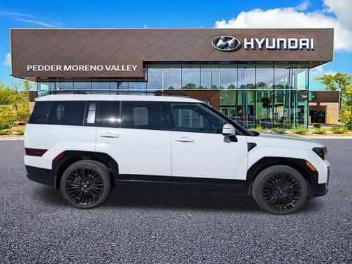 Serenity White 2026 Hyundai SANTA FE HEV Calligraphy