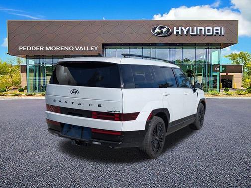 Serenity White 2026 Hyundai SANTA FE HEV Calligraphy