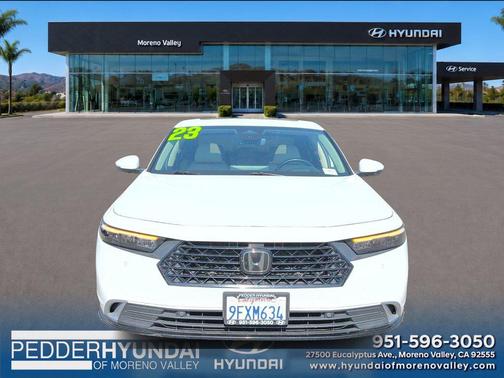 Platinum White Pearl 2023 Honda Accord Hybrid Touring
