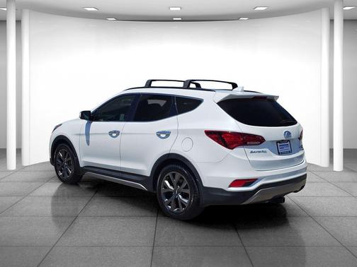 Pearl White 2018 Hyundai Santa Fe Sport 2.0L Turbo Ultimate