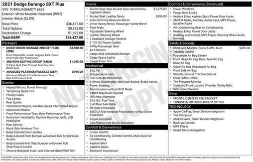 2021 Dodge Durango SXT