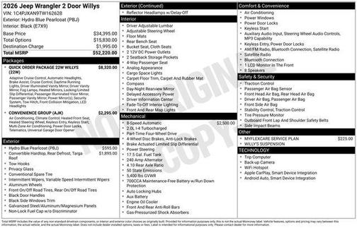 2026 Jeep Wrangler Sport